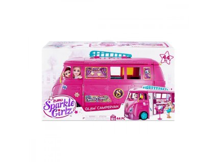 Retro obytné vozidlo s príslušenstvom