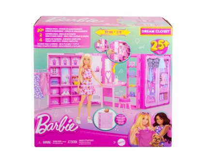 Vysnívaný šatník bábiky Barbie s oblečením
