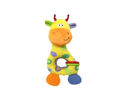 Senzorická hračka žirafa 20 cm