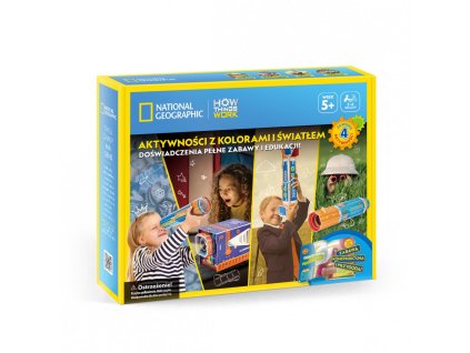 3D puzzle sada s farbami a svetlom