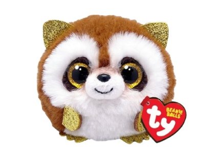 Plyšová hračka Ty Beanie Balls hnedý mýval