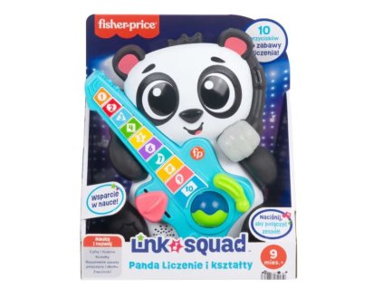 Vzdelávacia hračka Link Squad Panda s počítaním a tvarmi