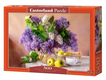 500-dielna skladačka s kvetmi orgovánu vo váze