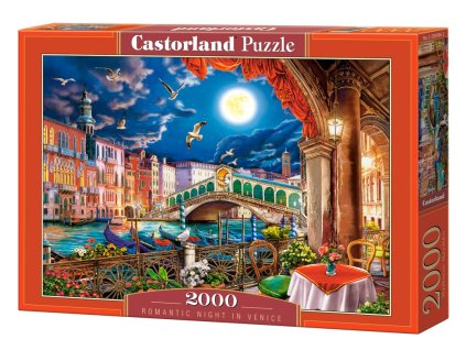 2000-dielne puzzle Romantická noc v Benátkach
