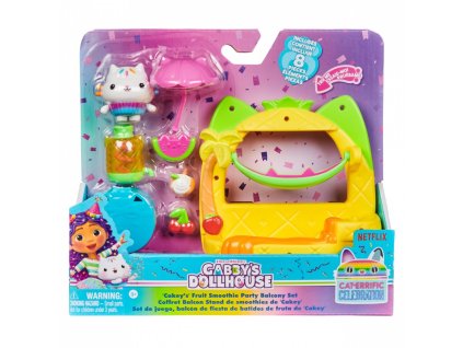 Sada figúrok Gabi Cat House Łakotek Smoothie Balkón