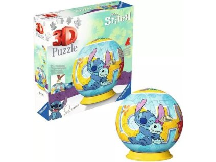 3D puzzle s loptičkovým stehom