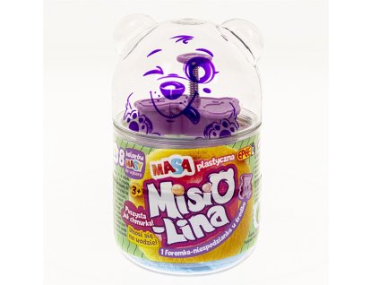 Plastelína Misiolina 60g 1 modrá formička