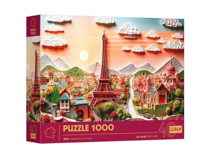 1000-dielna papierová puzzle k 40. výročiu, Paríž