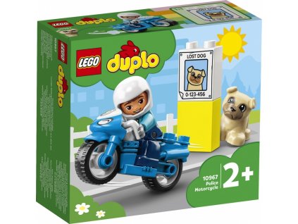 Duplo kocky 10967 policajná motorka