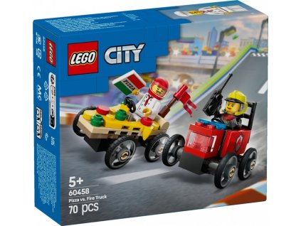 City Bricks 60458 Pretekárska sada Pizza vs. hasičské auto