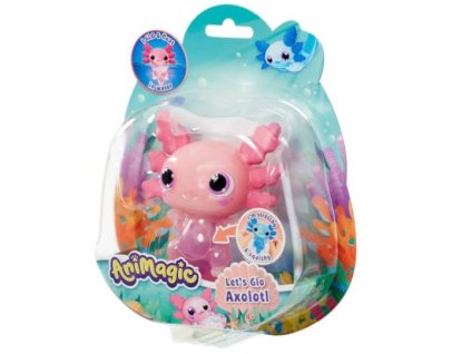 Animalická figúrka axolotla, ružová