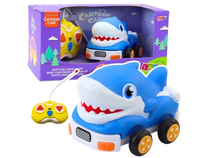 RC auto na diaľkové ovládanie pre batoľatá Blue Shark
