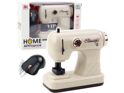 Detský šijací stroj s myšou, svetlobiely