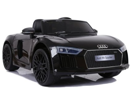 Audi R8 JJ2198 Čierne vozidlo na batériový pohon