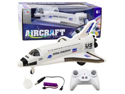 RC vesmírna loď diaľkovo ovládané svetlá zvuky dym