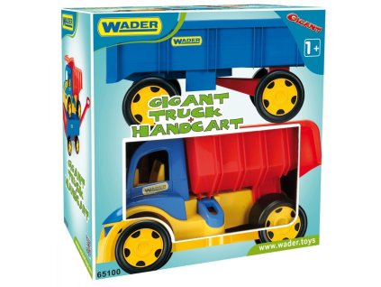 Sklápač s prívesom 107 cm obrovský kamión