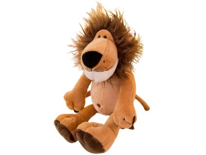Plyšový lev s bujnou hrivou 22 cm