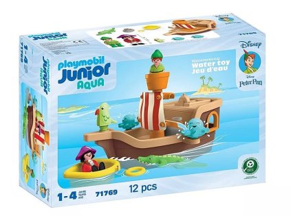 Sada figúrok a pirátskej lode Petra Pana pre deti a deti od Disney