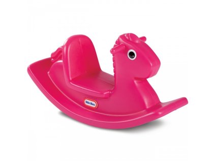 Ružový hojdací kôň