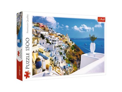 Puzzle - 1500 - Santorini - Grécko - Trefl 26119