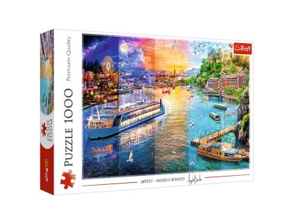 Puzzle - 1000 - Riečna plavba - Trefl 10860