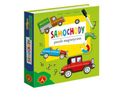 Magnetické puzzle autíčka