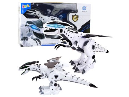 Batériový dinosaurus robot s krídlami, pohybmi, svetlami, zvukmi