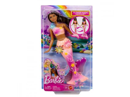 Barbie morská panna brunetka bábika
