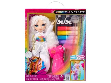 Dúhová bábika s vysokou airbrush technikou, zelené oči