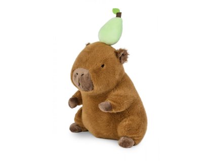 Plyšová hračka Kapybara s hruškou 25 cm