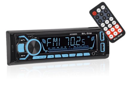 78-281# Radio blow avh-8890 rds app rgb mp3/usb/micro sd/bluetooth + mikrofón