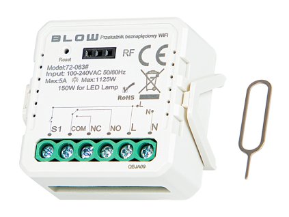 72-083# Inteligentné relé Tuya Wi-Fi bez napätia