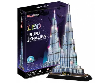 3D puzzle Burj Khalifa (Svetlo)