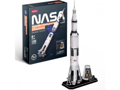3D puzzle Raketa Apollo Saturn