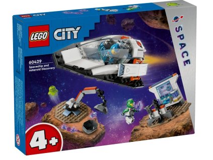 Mestské kocky 60429 Vesmírna loď a objav asteroidu