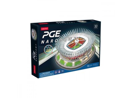 3D puzzle pge národná LED verzia