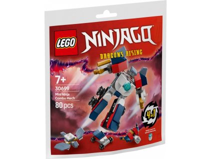 Stavebné kocky Ninjago 30699 Multifunkčný mini robot ninja