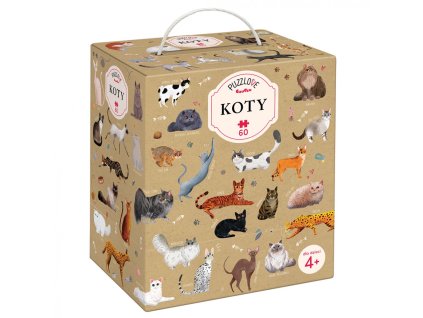 60-dielne puzzle puzzlelove – mačky