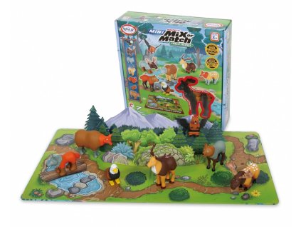 Sada magnetických mini lesných zvieratiek Malblo