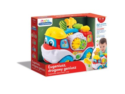 Interaktívny kamión Eugene Road Genius Skrutkovač a kladivo v poľštine Clementoni 50110