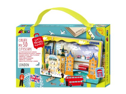 Puzzle vytvorte 3D panorámu mesta - Londýn