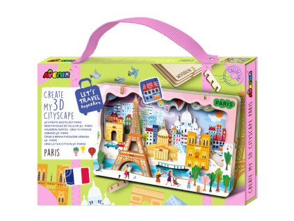 Puzzle vytvorte 3D panorámu mesta - Paríž