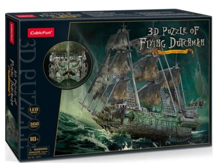 3D LED puzzle Lietajúci Holanďan