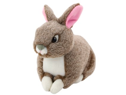 Plyšová hračka zajačik hnedý 20 cm