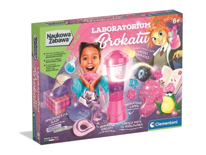 Clementoni 50700 - Trblietavé laboratórium s trblietkami pre vedu a rozprávkový svet