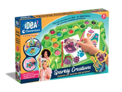 Dekorácie nápadového umenia Laboratórne kamienky Módne 3D nálepky Clementoni 18742