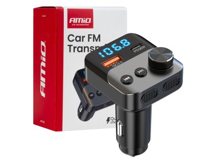 FM transmitter 1×USB-A 1×USB-C 12/24V