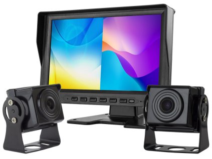 monitor samochodowy 9cali ahd 4pin z funkcja rejestratora 12v 24v 2 kamery ahd nvox ahm6132r s 9cali record i1426