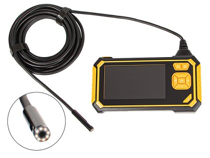14-402# Endoskop kamera s dvoma šošovkami 8 mm 5 m LCD 4,3"