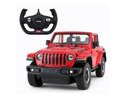 Auto R/C Jeep Wrangler Rubicon 1:14 Rastar Red